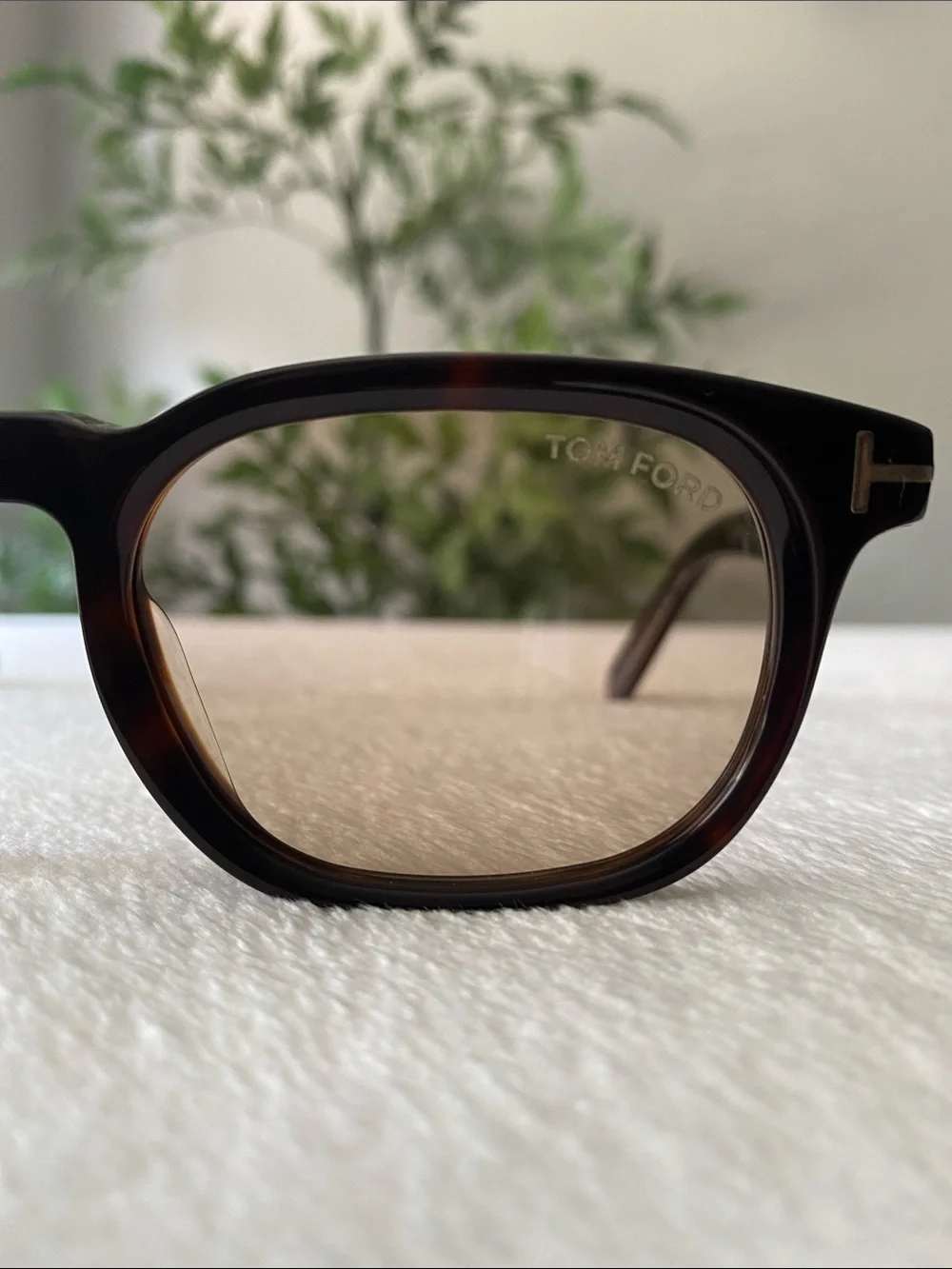 Tom Ford Square Sunglasses | TF1122D, Dark Havana/Light Brown
